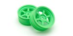 Kyosho FAH709KG - RAYS TE37V Wheel Offset 5mm(FZD2/F-Green/2pcs)