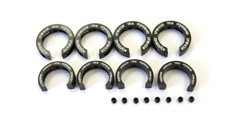 Kyosho IFW439 - F-Knuckle&R-Hub Setting Weight Set (MP9)