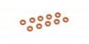 Kyosho ORG04 - Silicone O-Ring(P4/Orange) 10Pcs