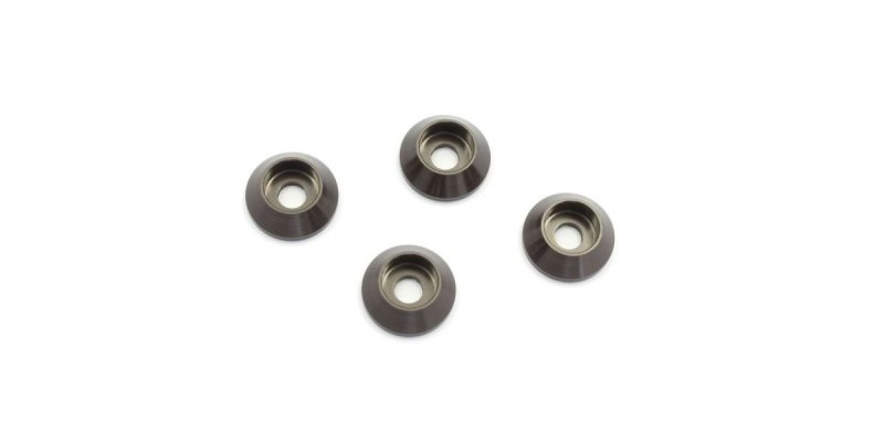 Kyosho W0148GM - M3.0 Head Washer Gunmetal/4pcs)