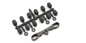 Kyosho LA391 - Aluminum Rear Suspension Holder (RR/Gunmetal)