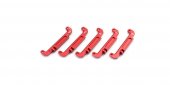Kyosho MBW027RB - Setting Steering Plate Set (Red)