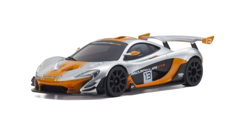 Kyosho MZP235SO - ASC MR03RWD McLaren P1TM GTR Silver/Orange