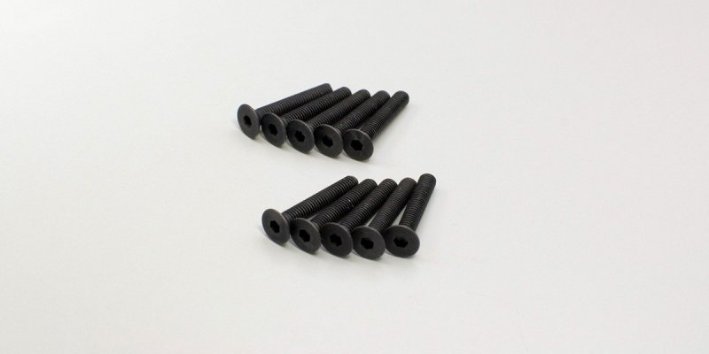 Kyosho 1-S33018H - Flat Head Screw(Hex/M3x18/10pcs)