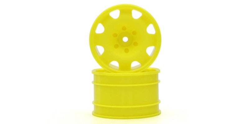 Kyosho OTH246Y - 8SP Wheel 50mm (Yellow/2pcs/Optima Mid)