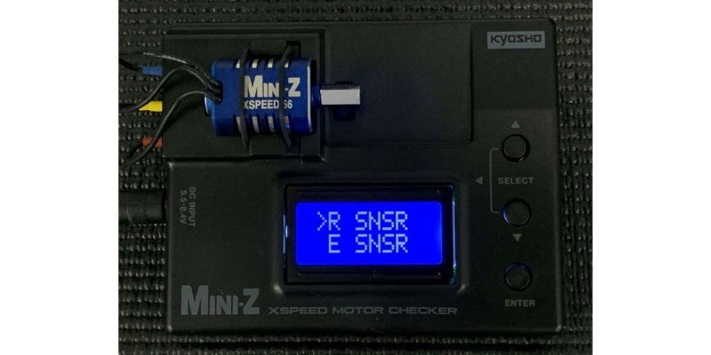 Kyosho MZW124 - X-SPEED MINI-Z Motor Checker