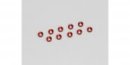 Kyosho W0146R - M3 Flat Head Washer (Red/10pcs)