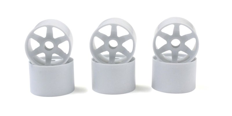 Kyosho PZ301-6W - Front Wheel (White/6pcs)