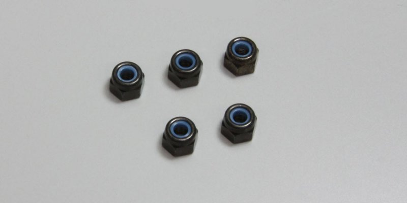 Kyosho 1-N3043N - Nut(M3x4.3) Nylon (5pcs)