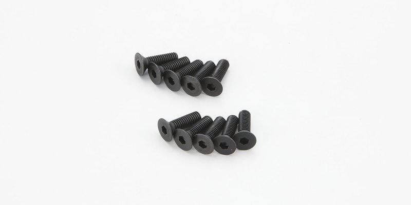 Kyosho 1-S33010H - Flat Head Screw(Hex/M3x10/10pcs)