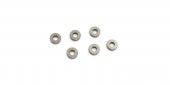 Kyosho W0144GM - Aluminum Collar (3x7x2mm/Gunmetal/6pcs)