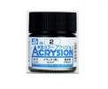 Mr.Hobby GSI-N2 - Acrysion Acrylic Water Based Color Gloss Black - 10ml