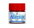 Mr.Hobby GSI-N3 - Acrysion Acrylic Water Based Color Gloss Red - 10ml
