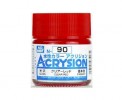 Mr.Hobby GSI-N90 - Acrysion Acrylic Water Based Color Gloss Clear Red - 10ml