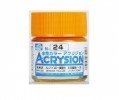 Mr.Hobby GSI-N24 - Acrysion Acrylic Semi-Gloss Orange Yellow - 10ml Mr.Hobby GSI-N24 - Acrysion Acrylic Semi-Gloss Orange Yellow - 10ml