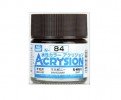 Mr.Hobby GSI-N84 - Acrysion Acrylic Water Based Color Semi Gloss Mahogany - 10ml