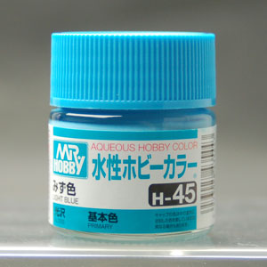 Mr.Hobby GSI-H45 - Light Blue - Gloss 10ml Gunze Aqueous Hobby Color Acrylic Paint