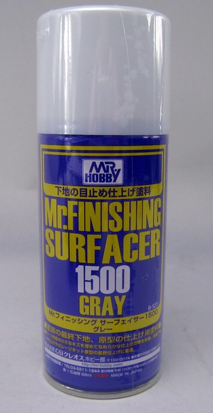Mr.Hobby GSI-B527 - Mr. Finishing Surfacer 1500 Gray (Spray 170ml)