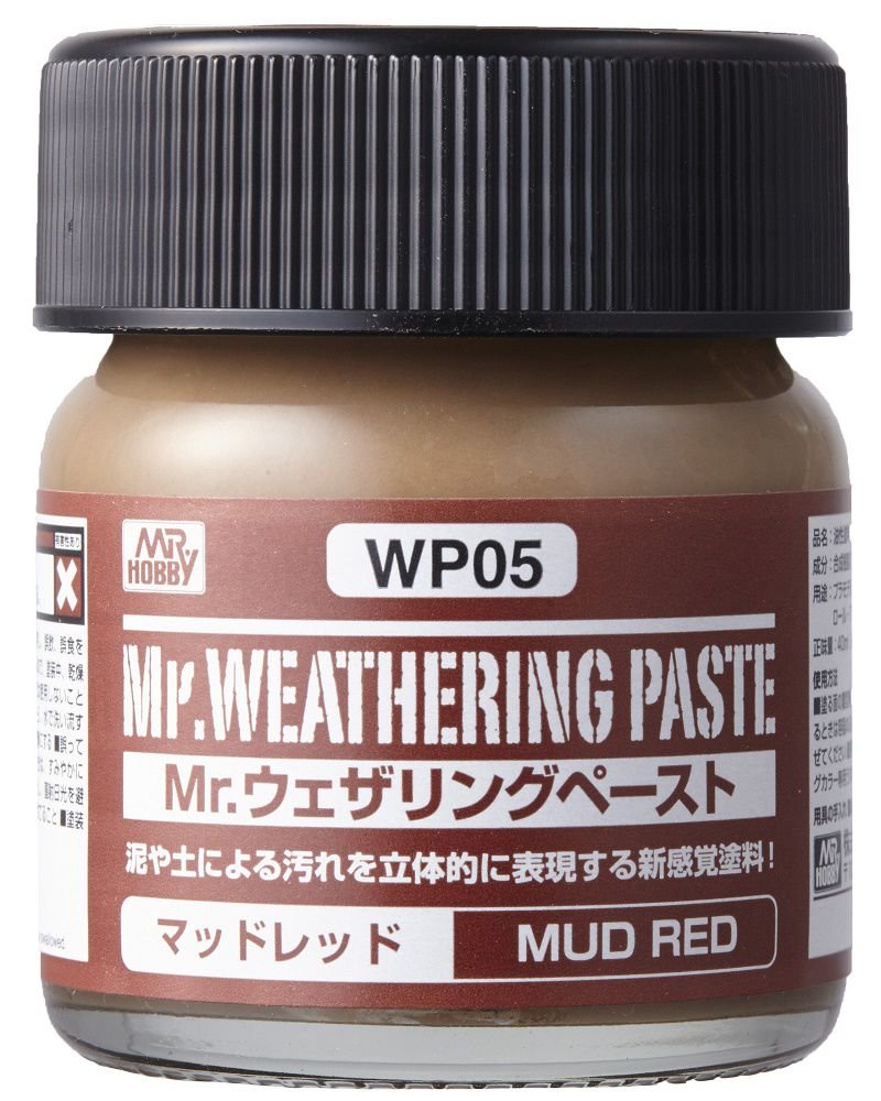 Mr.Hobby WP05 - Mr.Weathering Paste MUD RED 40ml