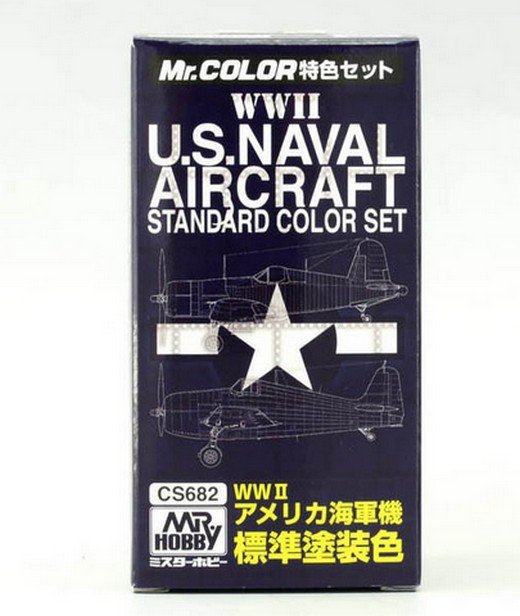 Mr.Hobby GSI-CS682 - WWII U.S.Naval Aircraft Standard Color Set (C365/C366/C367)