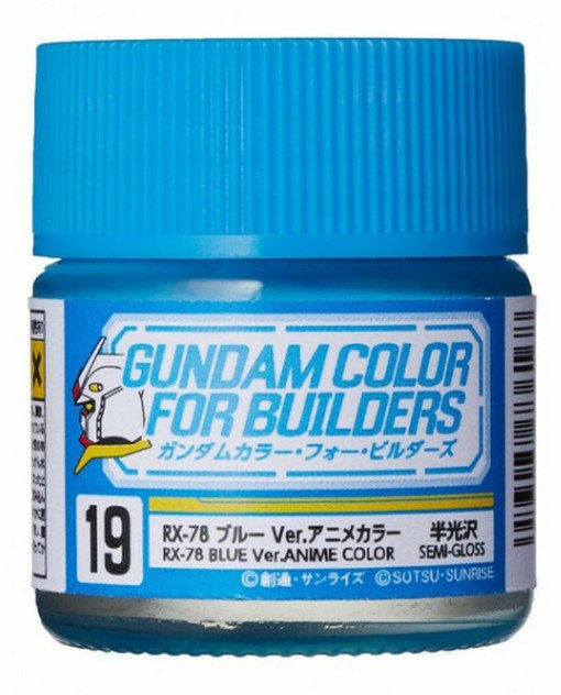 Mr.Hobby UG19 - RX-78 Blue Ver.Anime Color Semi Gloss 10ml (Mr.Color Gundam Color)