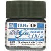 Mr Hobby HUG102 - Mr Aqueous Gundam Seed Color Launcher Strike Green 10ml (Semi Gloss)