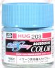 Mr Hobby HUG203 - Mr Aqueous Gundam Seed Destiny Color Sky Blue For Yzak Jule 10ml (Semi Gloss)