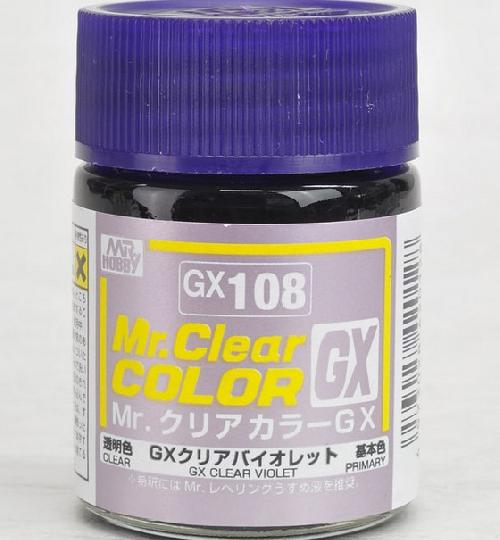 Mr.Hobby GSI-GX108 - Mr. Clear Color Violet - 18ml