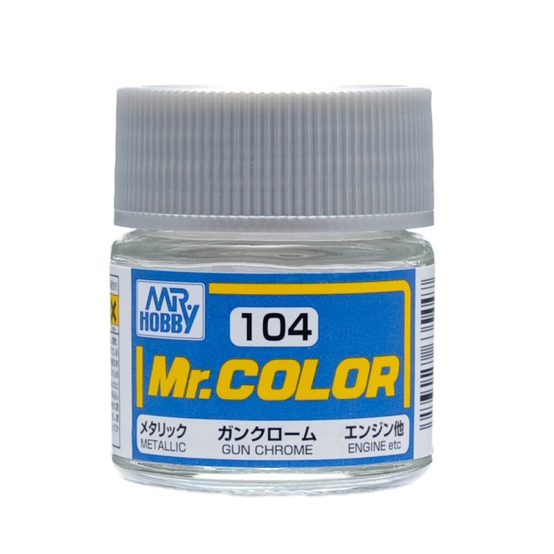 Mr.Hobby GSI-C104 - Metallic - Gun Chrome - 10ml