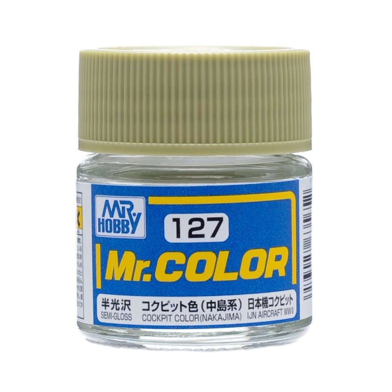 Mr.Hobby GSI-C127 - Semi-gloss - Cookpit Color (Nakajima) - 10ml