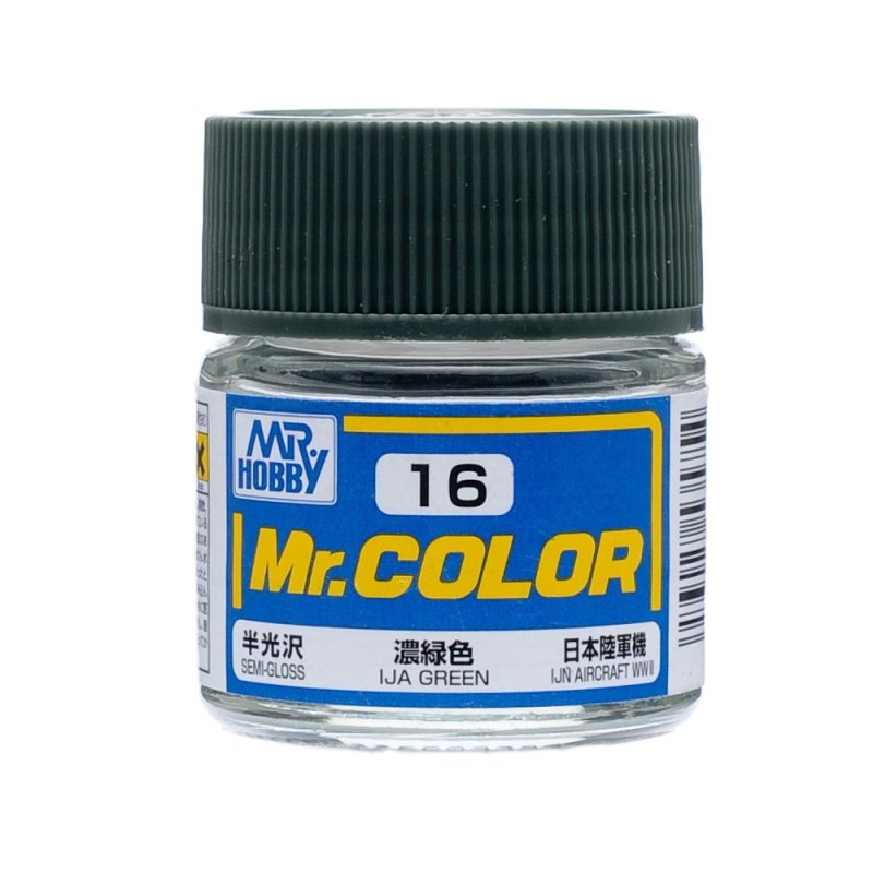 Mr.Hobby GSI-C16 - Semi-gloss - Thick Green - 10ml