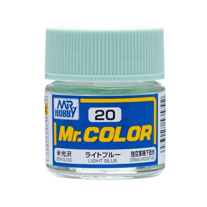 Mr.Hobby GSI-C20 - Semi-gloss - Light Blue - 10ml