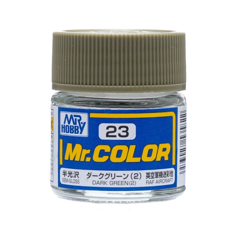 Mr.Hobby GSI-C23 - Semi-gloss - Dark Green 2 - 10ml
