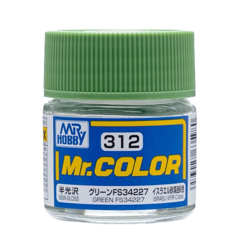 Mr.Hobby GSI-C312 - Semi-gloss - Green FS34227 - 10ml