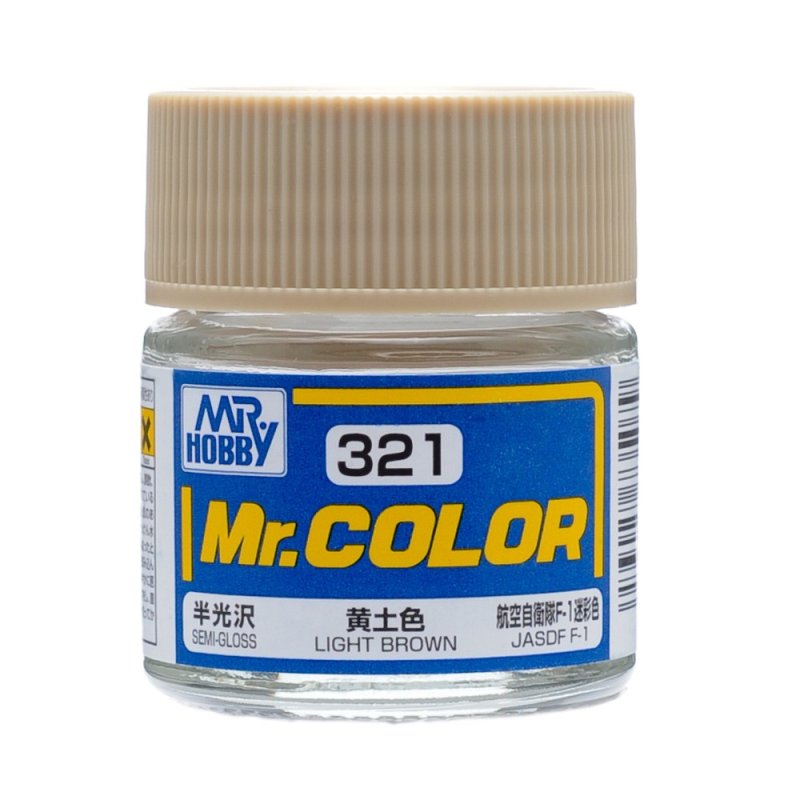 Mr.Hobby GSI-C321 - Semi-gloss - Light Brown - 10ml