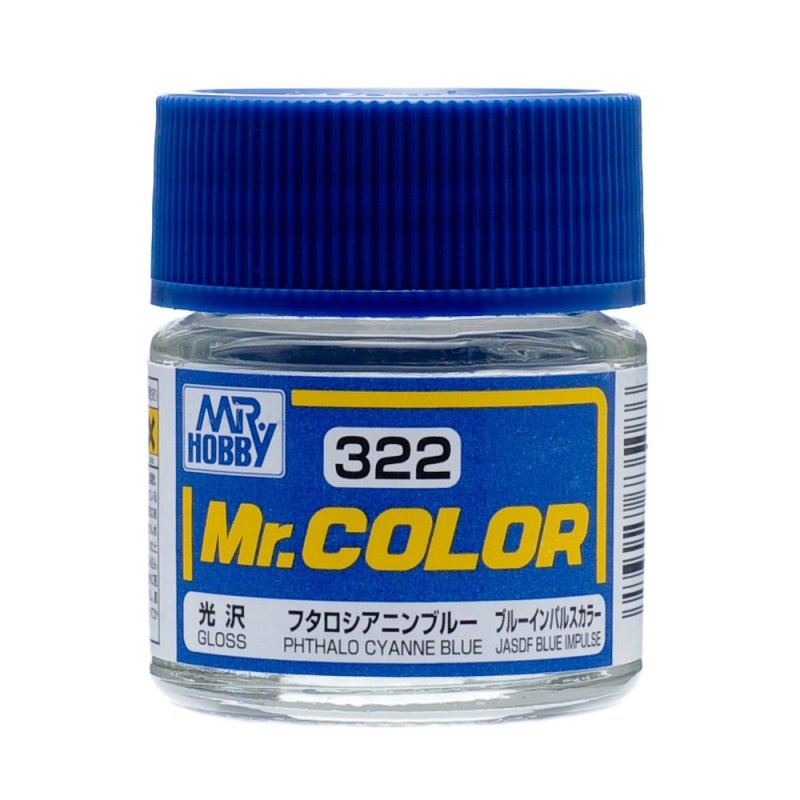 Mr.Hobby GSI-C322 - Gloss - Phthalo Cyanne Blue - 10ml