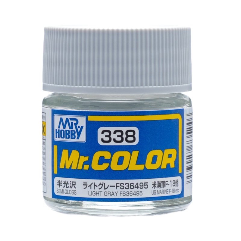 Mr.Hobby GSI-C338 - Semi-gloss - Light Gray FS36495 - 10ml