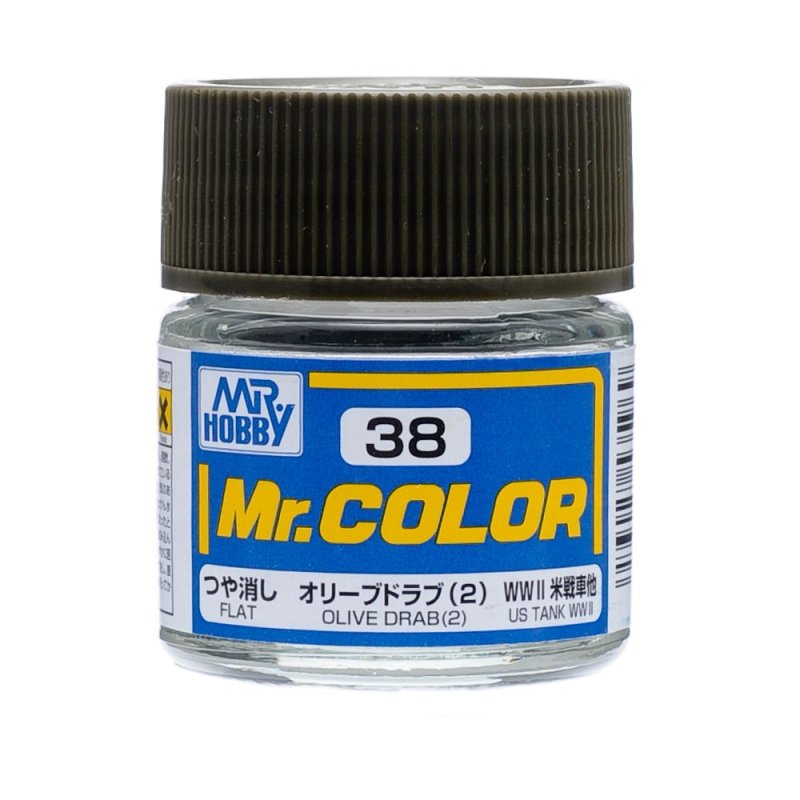 Mr.Hobby GSI-C38 - Flat - Olive Drab 2 - 10ml
