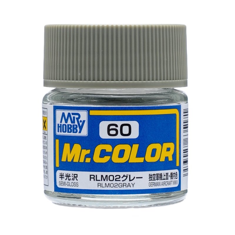 Mr.Hobby GSI-C60 - Semi-gloss - RLM02 Gray - 10ml