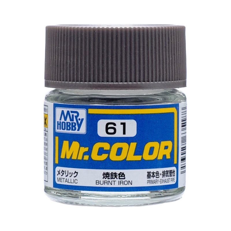 Mr.Hobby GSI-C61 - Metallic - Burnt Iron - 10ml
