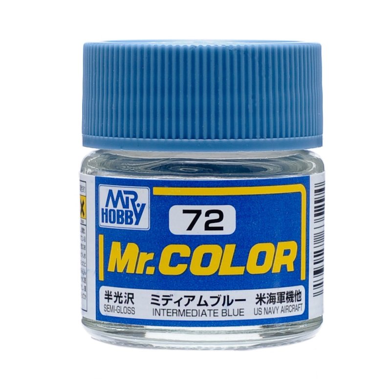 Mr.Hobby GSI-C72 - Semi-gloss - Intermediate Blue - 10ml