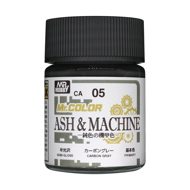 Mr.Hobby CA05 - Mr. Color Ash & Machine Carbon Gray (Semi-Gloss)