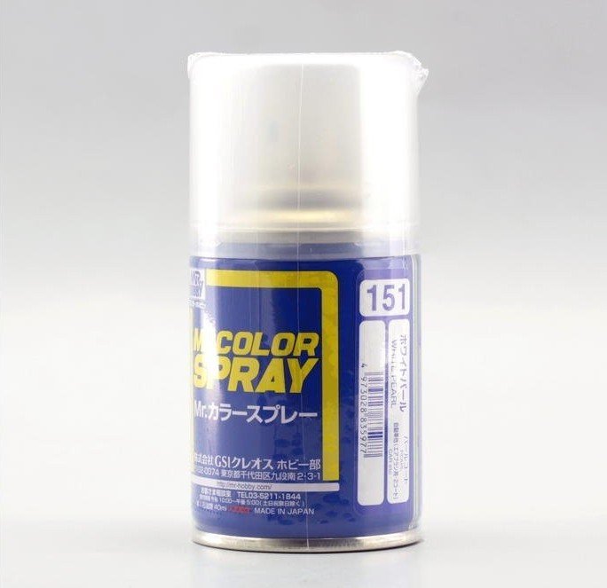 Mr.Hobby S151 - Mr.Color Spray White Pearl