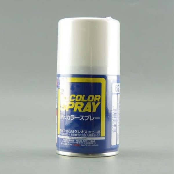 Mr.Hobby S62 - Mr.Color Spray Flat White (Flat/Primary)