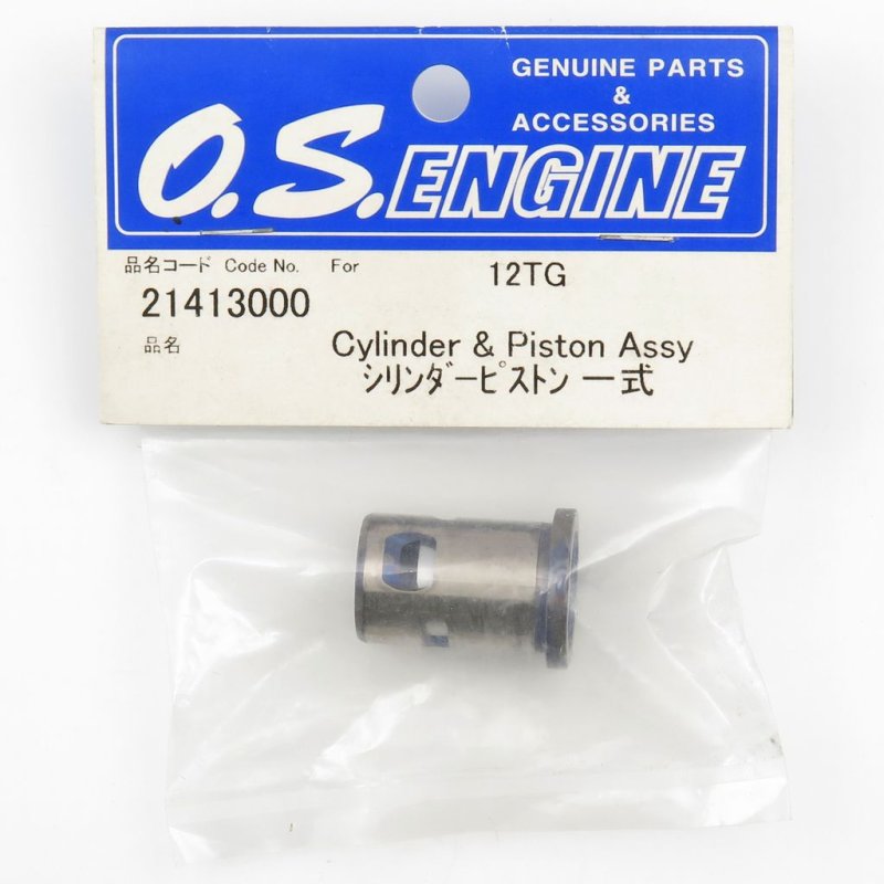 O.S. ENGINES CYLINDER & PISTON ASSEMBLY 12TG