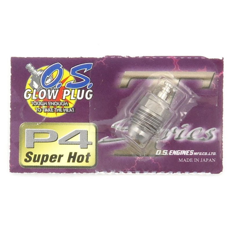 O.S. ENGINES TURBO GLOW PLUG P4 SUPER HOT