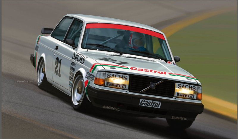 Platz BX24027 - 1/24 Volvo 240 Turbo 1985 DTM Champion