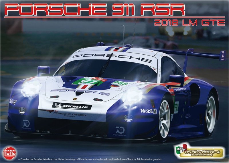 Platz 24049 - 1/24 Porsche 911 991 GT3 RSR Porsche GT Team 2018 (NUNU Hobby)