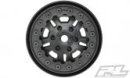 Pro-Line #2748-15 | FaultLine 1.9'' Black/Black Bead-Loc 10 Spoke Front or Rear Wheels For 1/10 Rock Crawlers