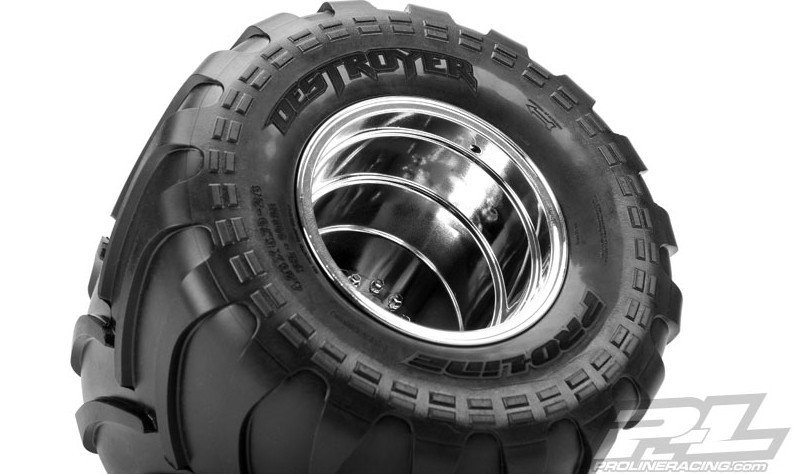 Pro-Line #10114-02 | Destroyer 2.6\'\' M3 (Soft) All Terrain Tires for Front or Rear Clod Buster 2.6\'\' Wheels